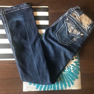 Miss Me Dark Wash Bootcut Size 26